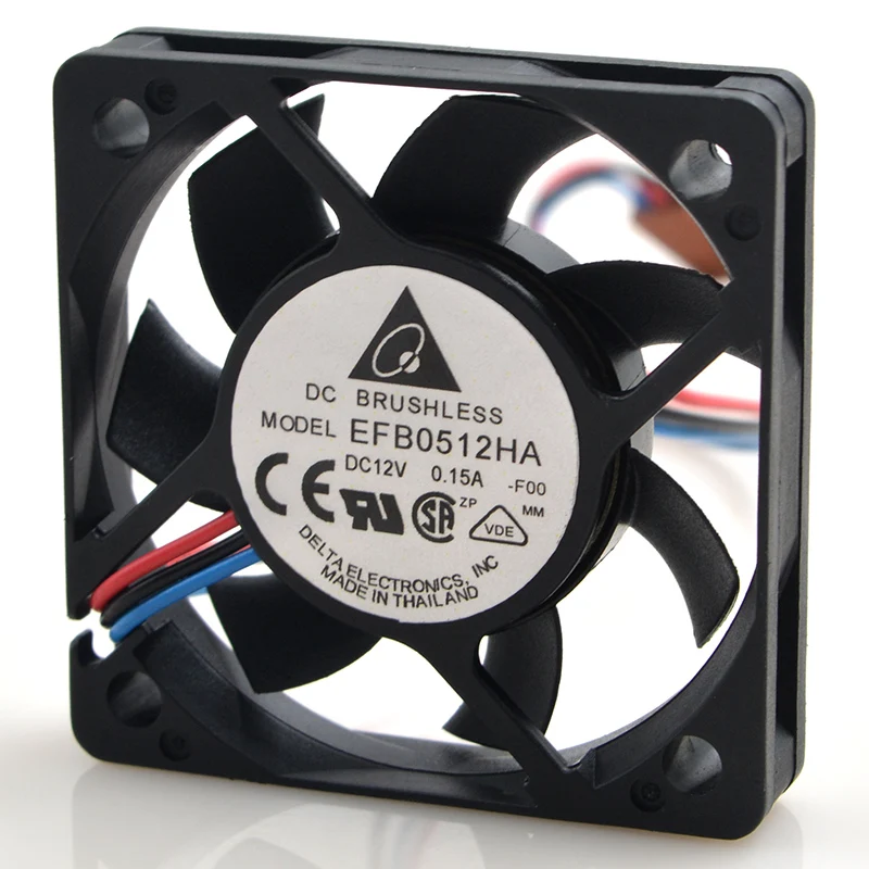 EFB0512HA 12 v 0.15 A 5 cm / 5010 cm ball/charger mute CPU fan