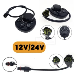 12V/24V Car Parking Heater Controller Knob Rotary Switch Heater Harness For Webasto Eberspach Heater Diesels Heater Harness