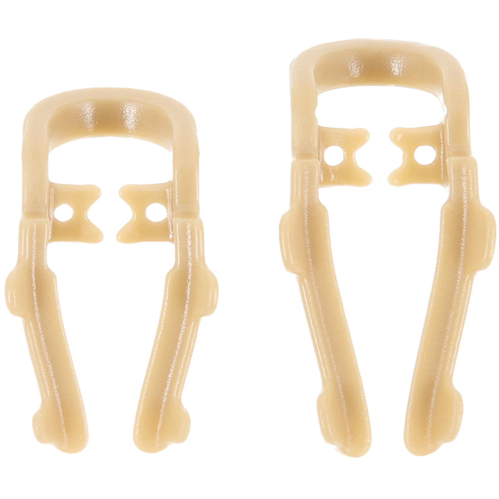 

2Pcs Reusable Dental Clip Professional Rubber Barrier Small Resin Dam Tool for Clinic Portable Endodontic Procedures