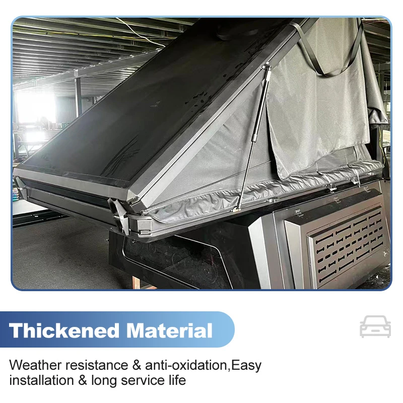 Car Accessories 4x4 Integrated & Detachable High Roof Tent Rear Cover For Gladiator Pickup Truck Modification