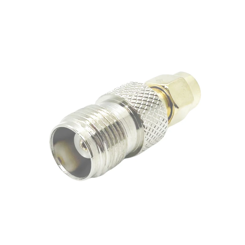 SMA TNC Coax Adapter SMA Male to TNC Female Low Loss Coaxial Cable Connector for WiFi Radio LTE Antenna Router