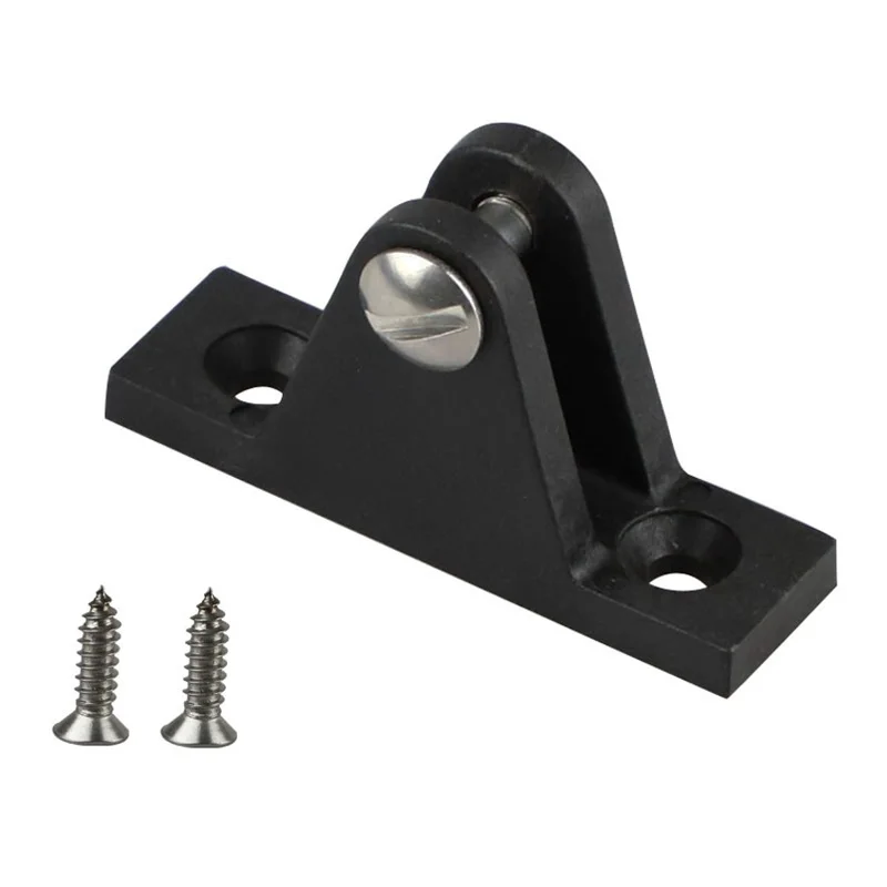 16 Pieces High Strength Black Nylon Plastic Bimini Top Split Jaw Slide Marine Mount Deck Hinge Yacht Cap Part