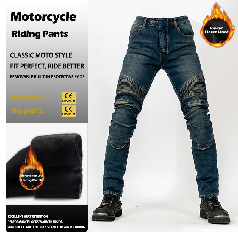 men-women-kevlar-motorcycle-riding-jeans-fleece-lined-thickened-windproof-anti-fall-thermal-heat-lock-pants-for-autumn-winter