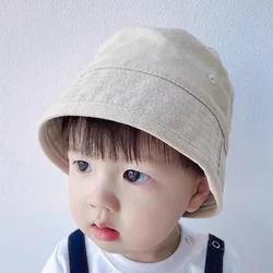 0-6years Baby Hat Summer Autumn Panama Baby Outdoor Fisherman Sun Hat Beach Accessories Kids Bucket Hat Baby Cap for Girls Boys