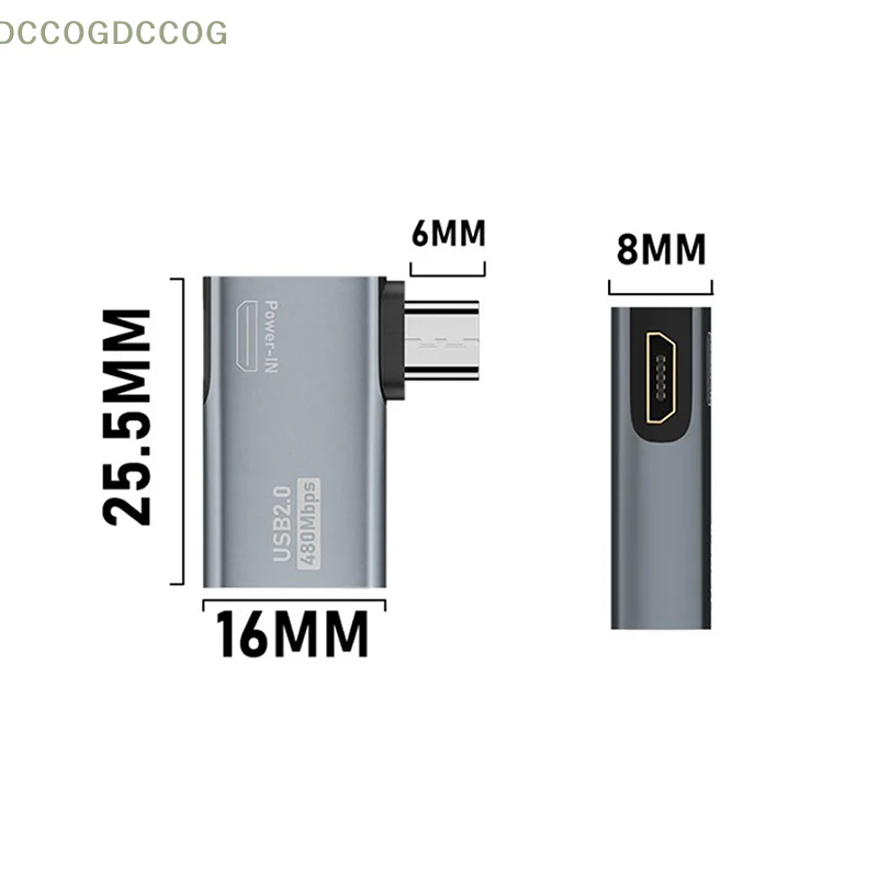 OTG Cable Adapter 4K 90 Degree Left Angle Powered Micro USB  For TV Tablet Fire TV Stick 4K To USB OTG Adapter