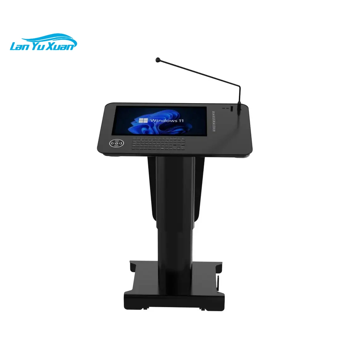 Electric height-adjustable podium body conference room & classroom multimedia speech table wireless microphone lecturn