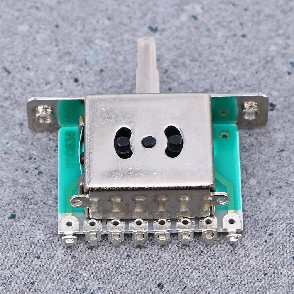 2Sets Electric Guitar Gear 5 Way Adjustable Selector Switch for Guitar Pickup Accessory Smooth
