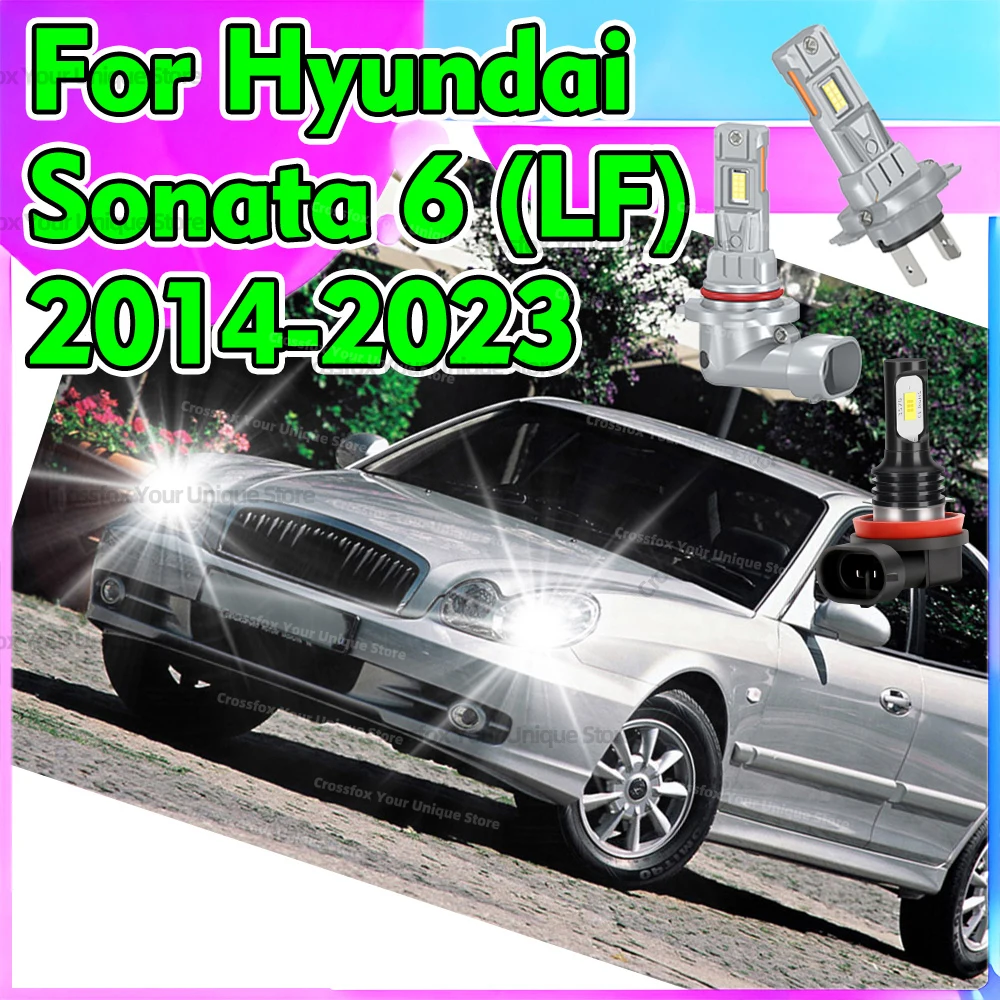 

Светодиодные противотуманные фары 2/6x 6000K для Hyundai Sonata LF 2014-2023 (2015, 2016, 2017, 2018, 2019, 2020, 2021, 2022) с дальним и ближним светом, 30000 лм