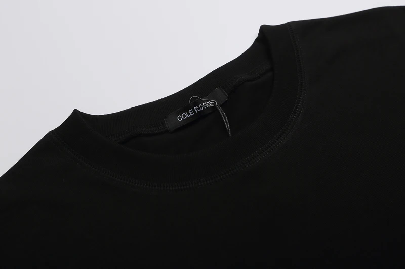 Classic Embroidery Label CB Tshirts Black White Couple's Top Summer Street Cleanfit Men Women Short Sleeved Round Neck Pullover