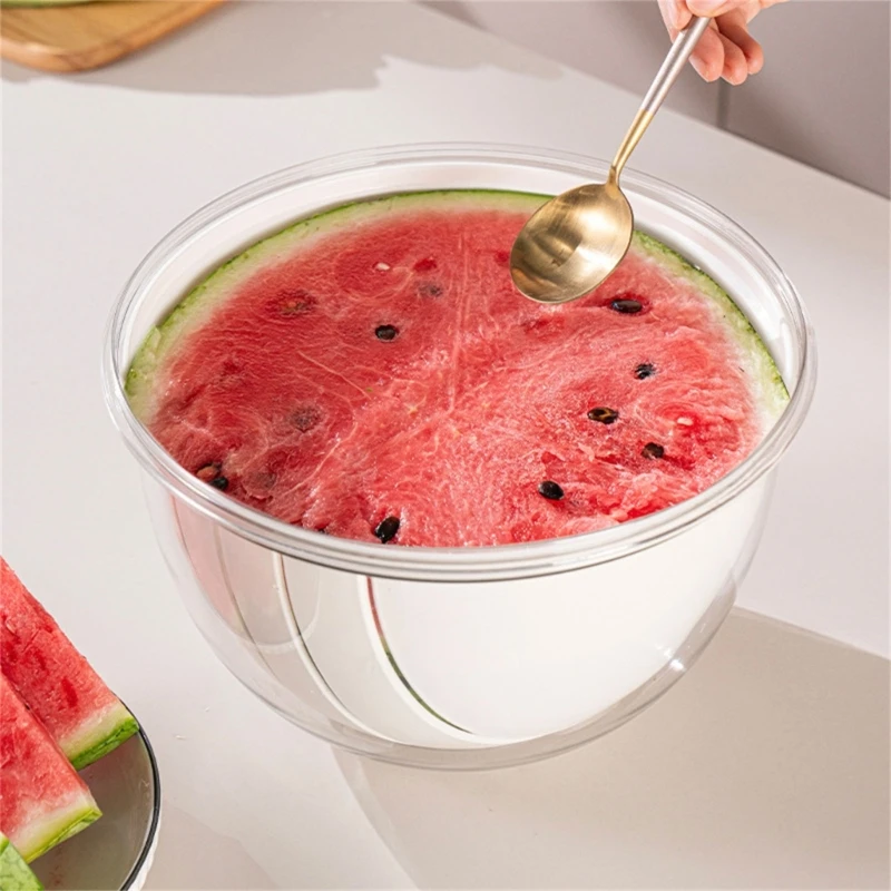  Quick Drain Watermelon   Basket  PET  Fruit Slicer Tool Cleaning  Kitchen Aid