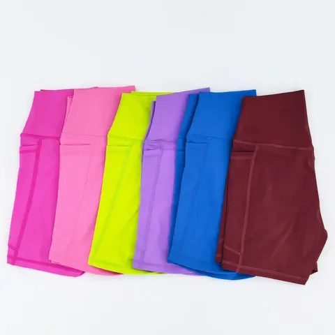 Women's Butt Lift Yoga Shorts High Waist Abdomen Cycling Shorts Quick-drying Breathable Fitness Tights Slim Sport Shorts