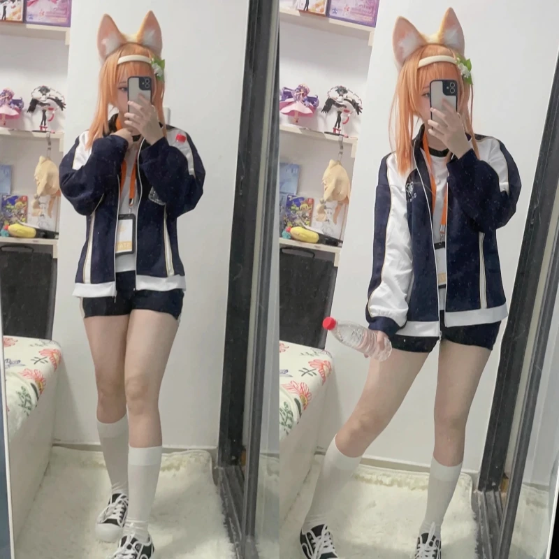 Blue Archive Iochi Mari/Hanekawa Hasumi/Urawa Hanako Cosplay Costume Anime Fashion Uniform Halloween Daily Wear Gym Suit