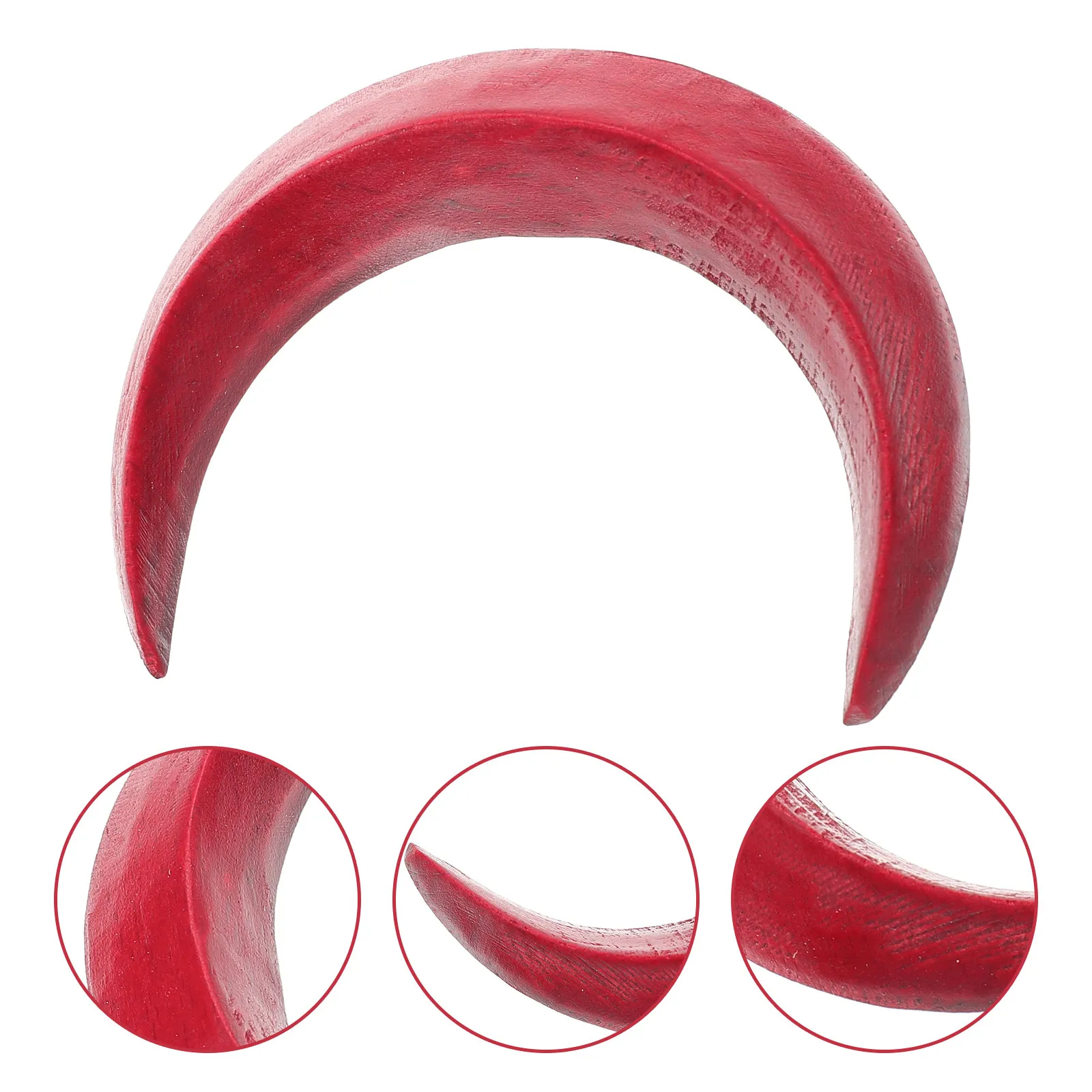 Moon Shape Wooden Hair Stick – Unique Novel Hairpin for Wedding, Birthday & Party Headdress Accessory