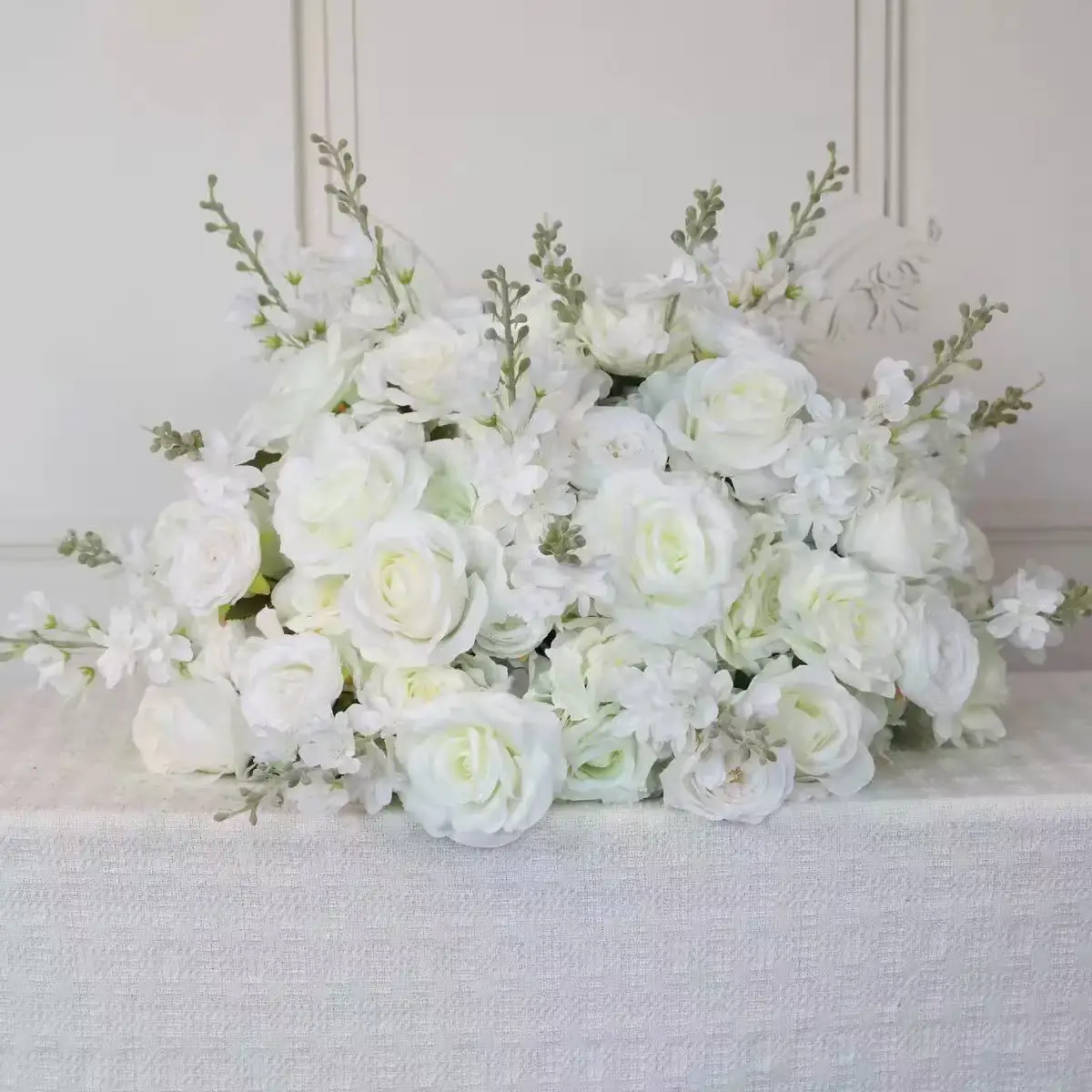FSDKX  Fresh Spring Larkspur Silk Floral Arrangement Wedding Banquet Decor