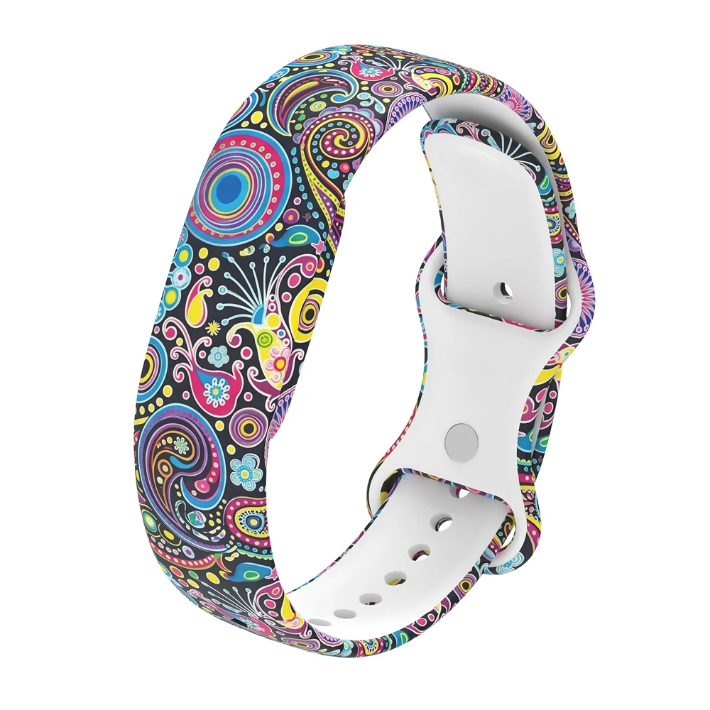Printed Silicone Strap For Google Fitbit air Replacement Wristbands Bracelet For Google Watch band