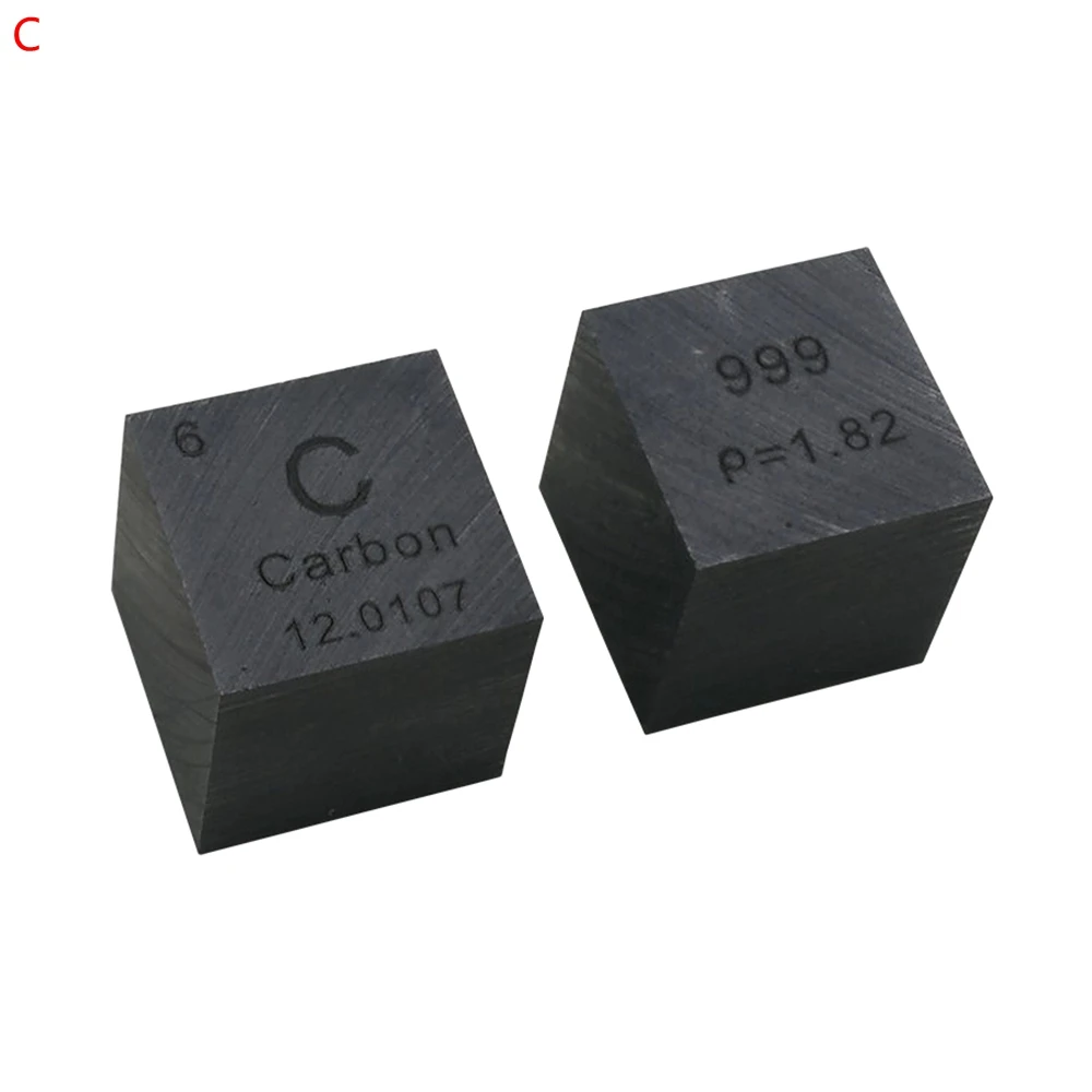 1 Piece 10MM Cube Elements Tungsten Zinc Nickel Molybdenum Chromium Iron Copper Bismuth Tin Lead Titanium Aluminium Niobium