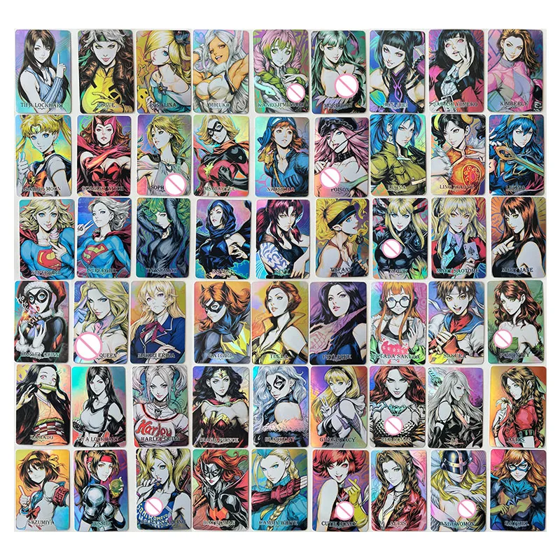 Anime Goddess Story DIY ACG Nami Tifa Android 18 Fubuki Hyuga Hinata Rem Albedo Hatsune Miku Collectible Cards Birthday Toy Gift view 3