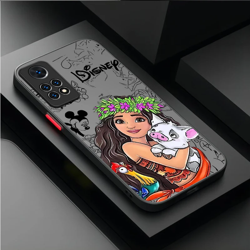 Disney Princess Jasmine funda dura mate para Xiaomi Redmi Note 13 12 11 Pro Plus 4G 5G 12S 11S 10 10S 9 9S 8 13C 12C 10C