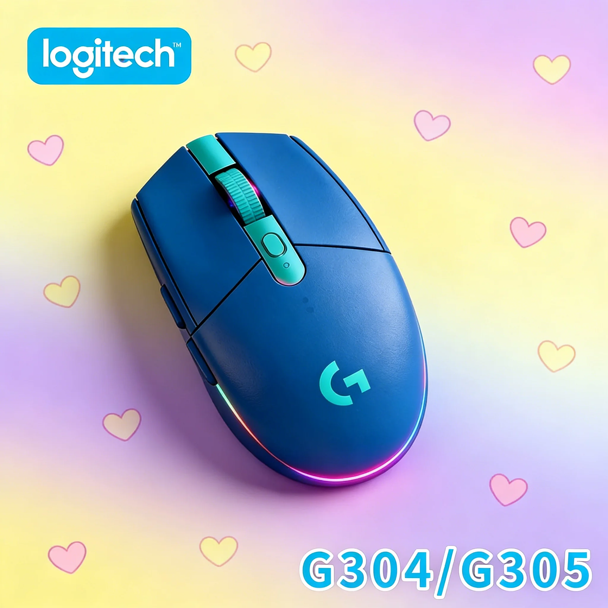 

Беспроводная игровая мышь Logitech G304 LIGHTSPEED, сенсор HERO 12K, 6 программируемых кнопок, бесшумная, высокая точность + M750/M650/M330