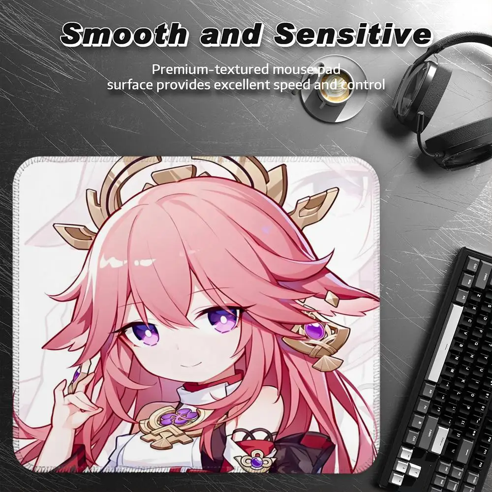 

G-Genshin Impact Mouse Pad Offices Accessories Gaming Small Mousepad Desk Mat Office Rug Gamer Mats Anime Gadgets Computer Mause