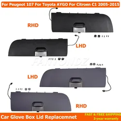 Car Glove Box Lid Replacemnet For Peugeot 107 For Toyota AYGO For Citroen C1 2005-2015 Left Hand Drive Vehicles / Right Hand