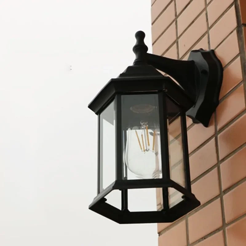 Modern Minimalist Aluminum Waterproof LED Wall Light Outdoor Garden Hotel Guesthouse Entrance Eaves Decor Novelty New Home view 4