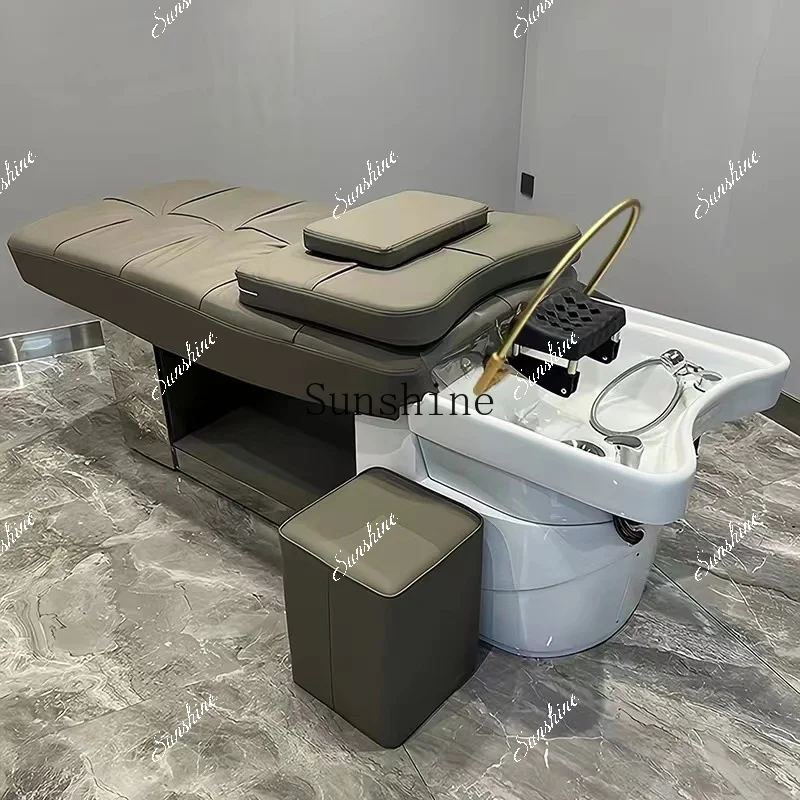 High-end Thai massage shampoo bed hair salon special barber shop head therapy water circulation fumigation  FT