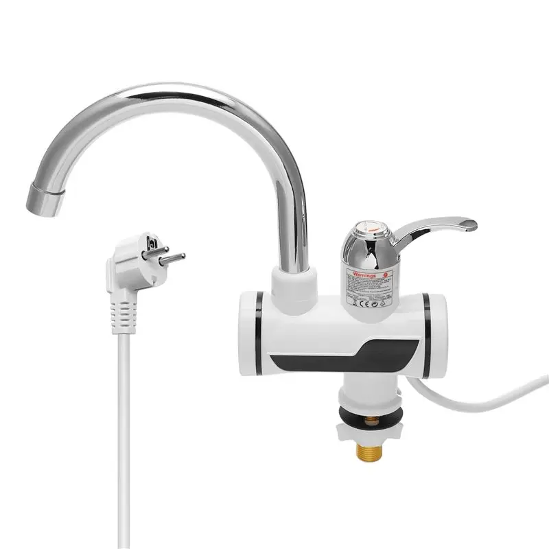 Best-1 PCS Electric Kitchen Hot Water Faucet Heater Tap Cold Heating Faucet Tankless Water Heater EU Plug view 5