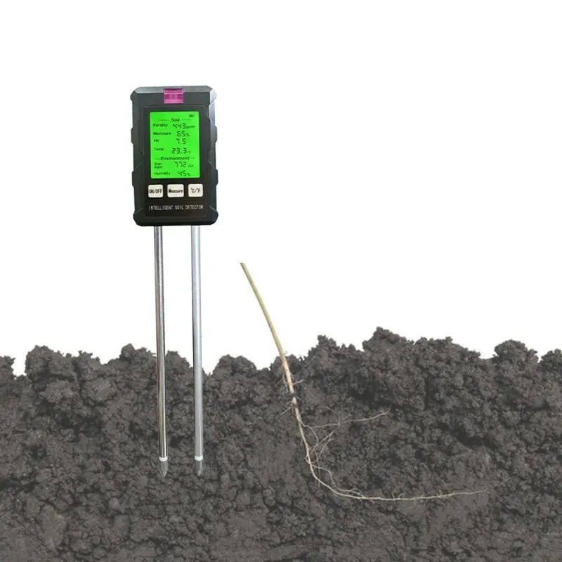 

Цифровой измеритель pH почвы/влажности, тестер PH солнечного света в саду, датчик плодородия 6 в 1, детектор для растений