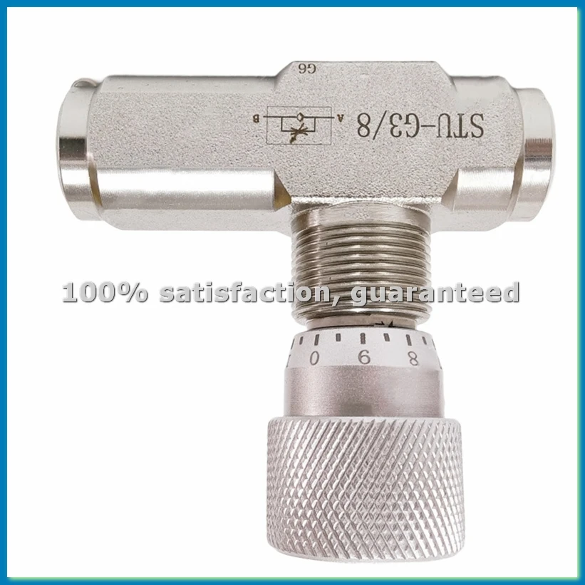 STU-G3/8 Control Valve STU Hydraulic Throttle Valve One-Way High-Pressure Hydraulic Cylinder Speed Control Valve-A69M