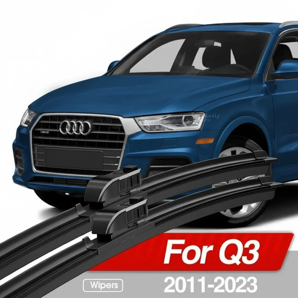 

Для Audi Q3 8U F3 2011-2023: Комплект из 2 щеток стеклоочистителя лобового стекла, аксессуары для окон 2012, 2014, 2015, 2016, 2019, 2020, 2021 годов