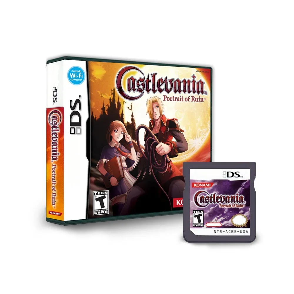 بطاقة ألعاب NDS Castlevania Series Card Castlevania Rondo of Ruin Order of Ecclesia USA إصدار (إصدار بطاقة R4) لـ NDSL 2DS 3DS