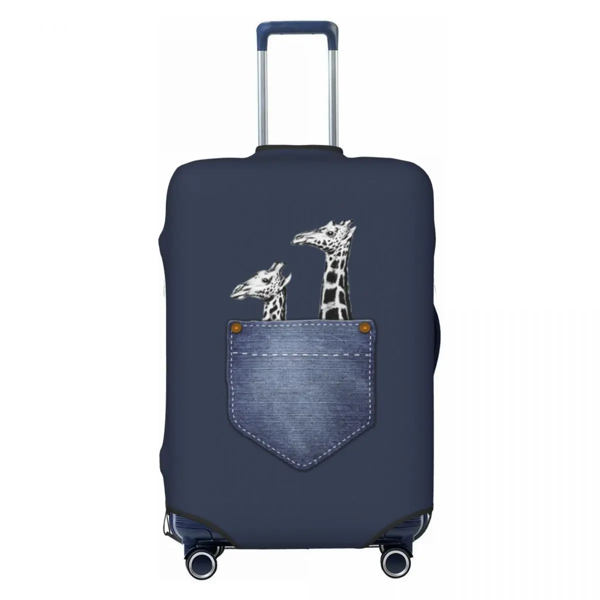 

Модный жираф на заказ в кармане, забавный чехол для багажа, пылезащитные чехлы для дорожных чемоданов