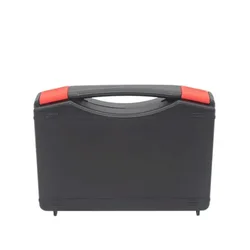 Estuche rígido de transporte de plástico para herramientas, caja de embalaje portátil de 230x180x45mm, estuche rígido protector vacío para herramientas de Hardware, negro