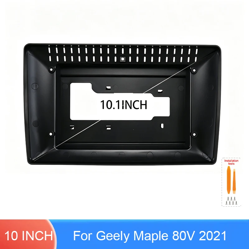 10.1 Inch Car Radio Fascia Frame For Geely Maple 80V 2021-Up Dashboard Panel Trim Installation Bezel