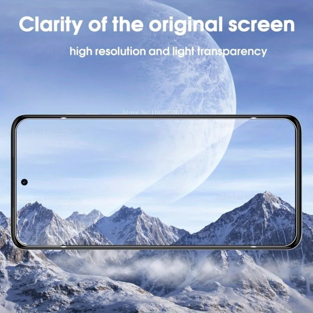 4Pcs Black Edge Tempered Glass for Xiaomi POCO F7/F7 Ultra/F7 Pro/F6 Pro Full Screen Protect Mobile Phone Film F5 Pro F4/F3 GT - view 5