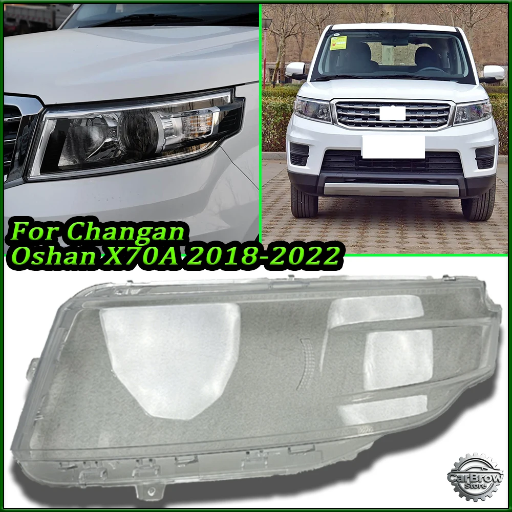 For Changan Oshan X70A 2018 19 20 21 22 2023 Car Accessories Headlight Lens Cover Transparent Lampshade Headlamp Shell