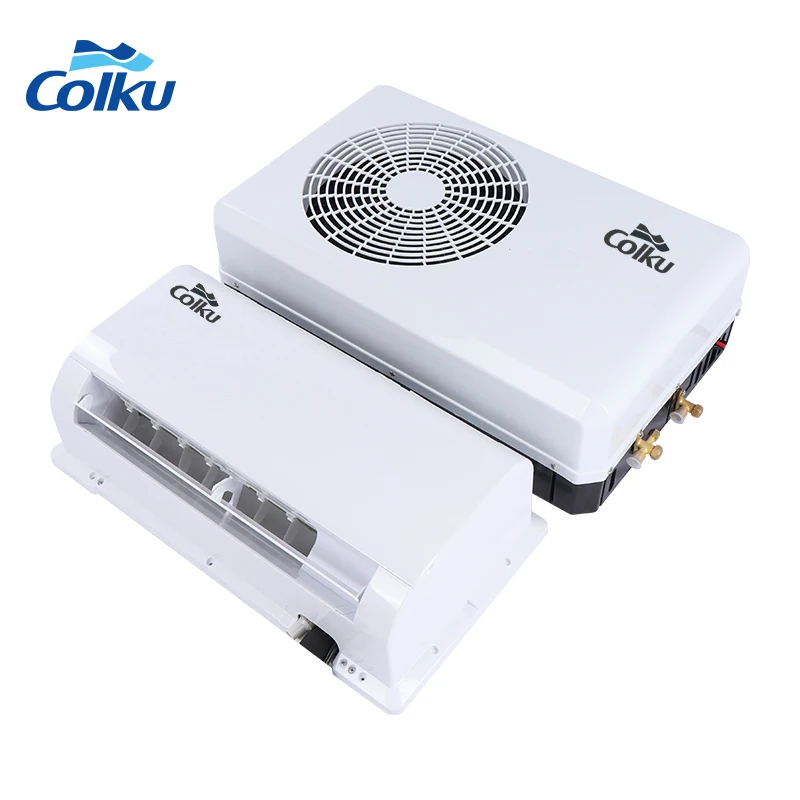 High-Quality 24V DC Split Parking Cooler for Trucks, R134a Refrigerant, Compact Design, Truck Air Conditioner