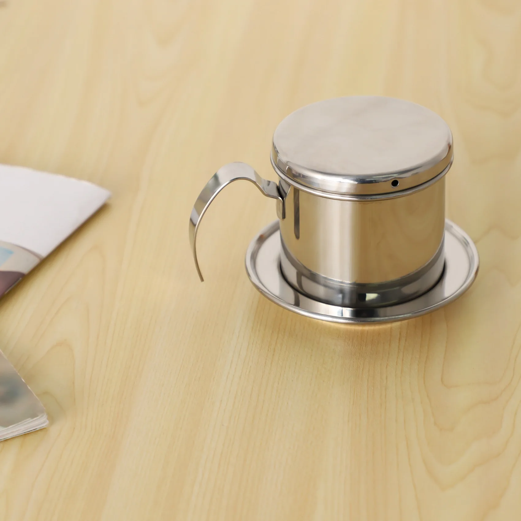 

WFF Vietnamese Drip Coffee Maker, with Fine Filter Screen Vietnam Vietnamese Coffee Simple Drip Filter Maker for Baristas