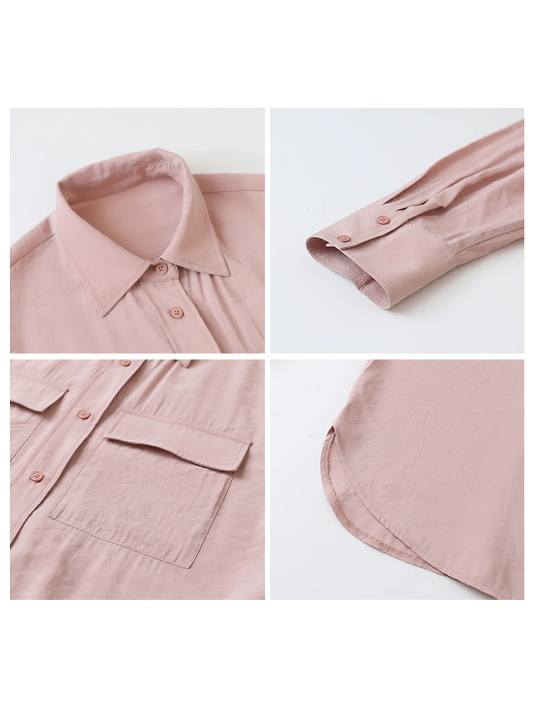 CHIC VEN mode femmes chemises solide ample décontracté simple boutonnage femmes Blouses manches longues manteau printemps été 2025 vêtements