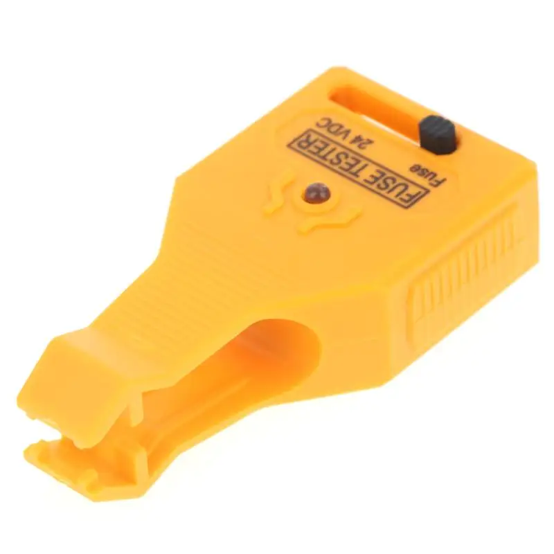Hot Sale 1Pcs 24V DC Auto Fuse Tester With LED Indicator Non Slip Grip For Car Repair Maintenance DIY Work