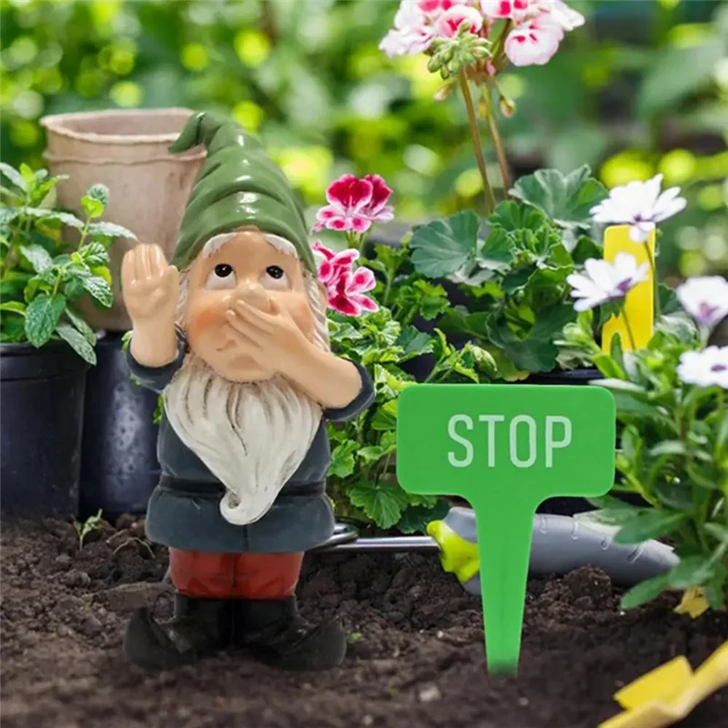 

LLCS-Gnome Statue Resin Outdoor Gnomes Lawn Decoration Yard Art Garden Decor Outdoor Decorations For Patio Sidewalk