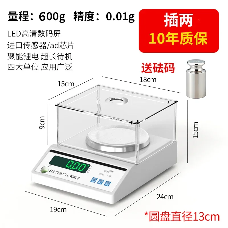 Sampler Paper Fabric Sampling Spinning Weight Meter Disk Electronic Scale 0.01g0.001g High Precision Scale