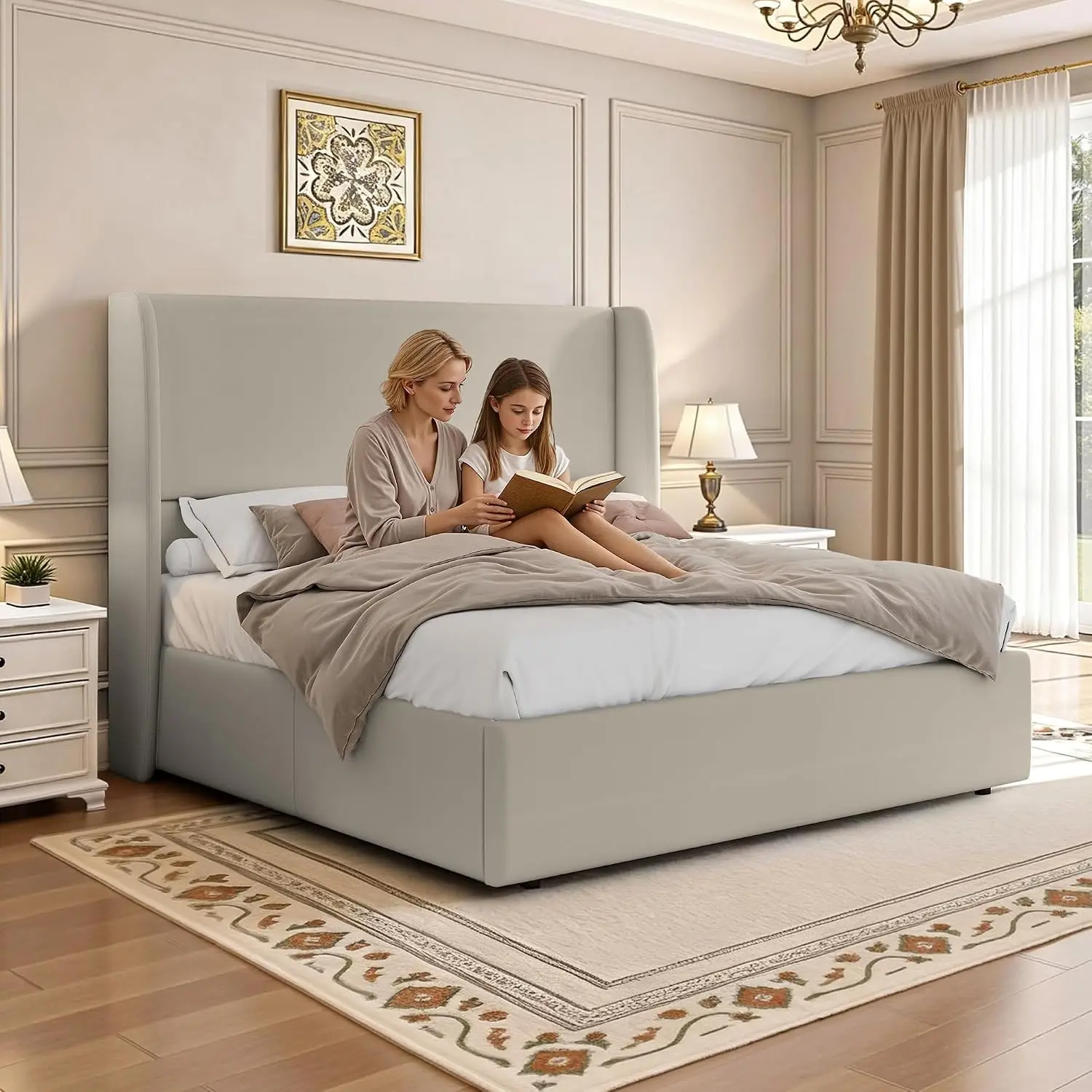 Queen Storage Bed Frame 51