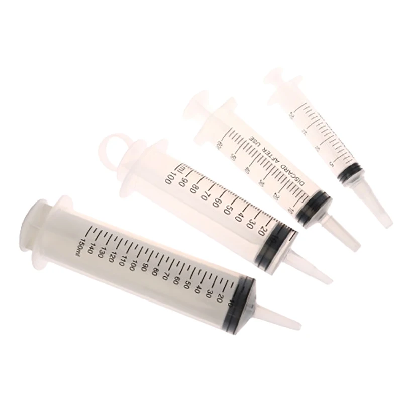 Large Capacity Syringe Reusable Plastic Pump Nutrient Health Measuring Syringe Pumping Oil Feeding Enema Glue Filling