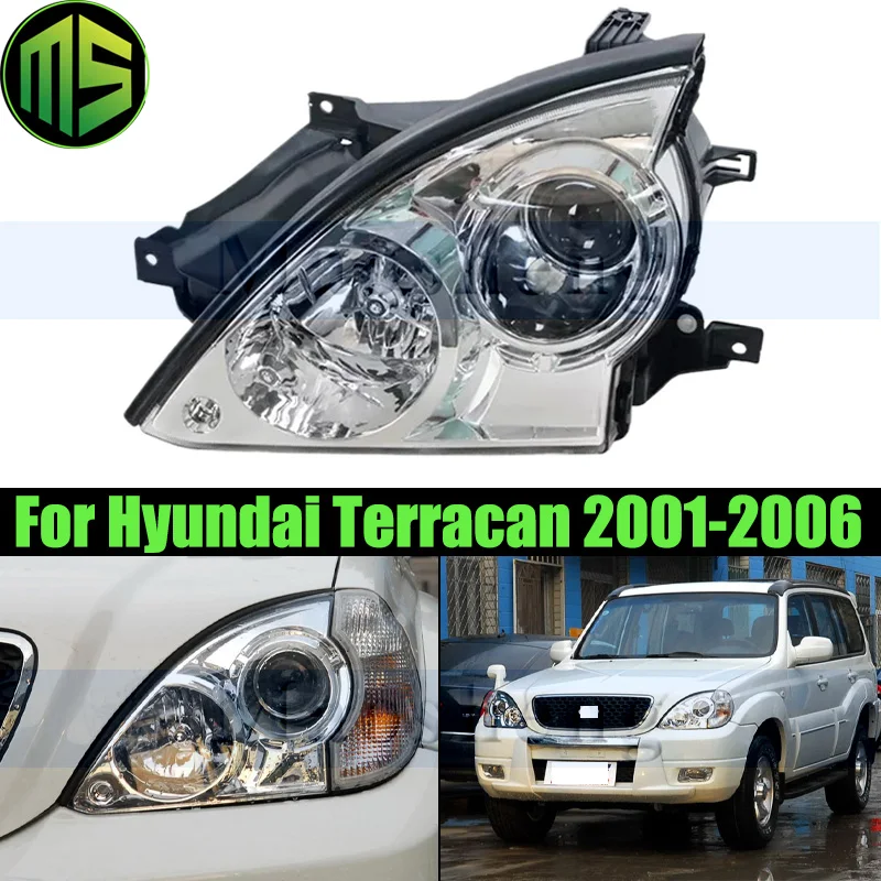 Maosheng Front Bumber Headlight Headlamp For Hyundai Terracan 2001-2006 Head Light Head Lamp Auto Light