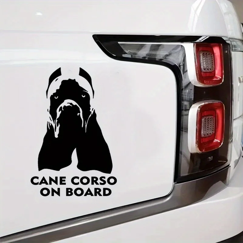 Pegatinas de vinilo con diseño de perro Cane Corso, calcomanías para coche, motocicleta, portátil, ventana, pared, taza, guitarra y scooter