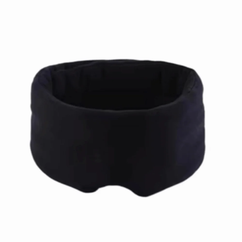 Head Support 3D Sleep Eye Mask Soft Zero Eye Pressure Head Strap with Eye Mask Blackout Multi-Functional