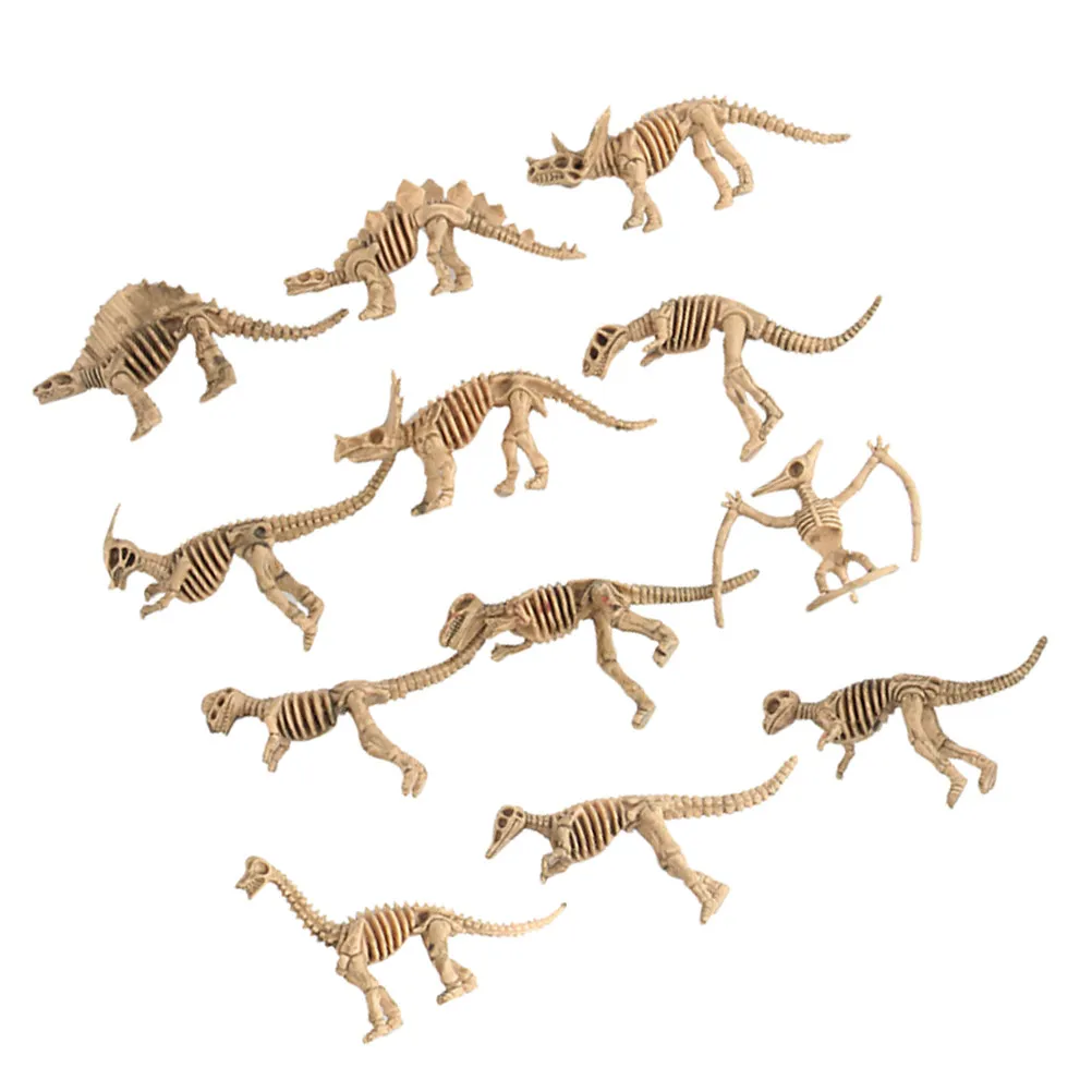 Set di 24 Dinosauri Simulati per l'Insegnamento Scientifico, Piccole Figure di Animali in Plastica per l'Apprendimento dei Bambini