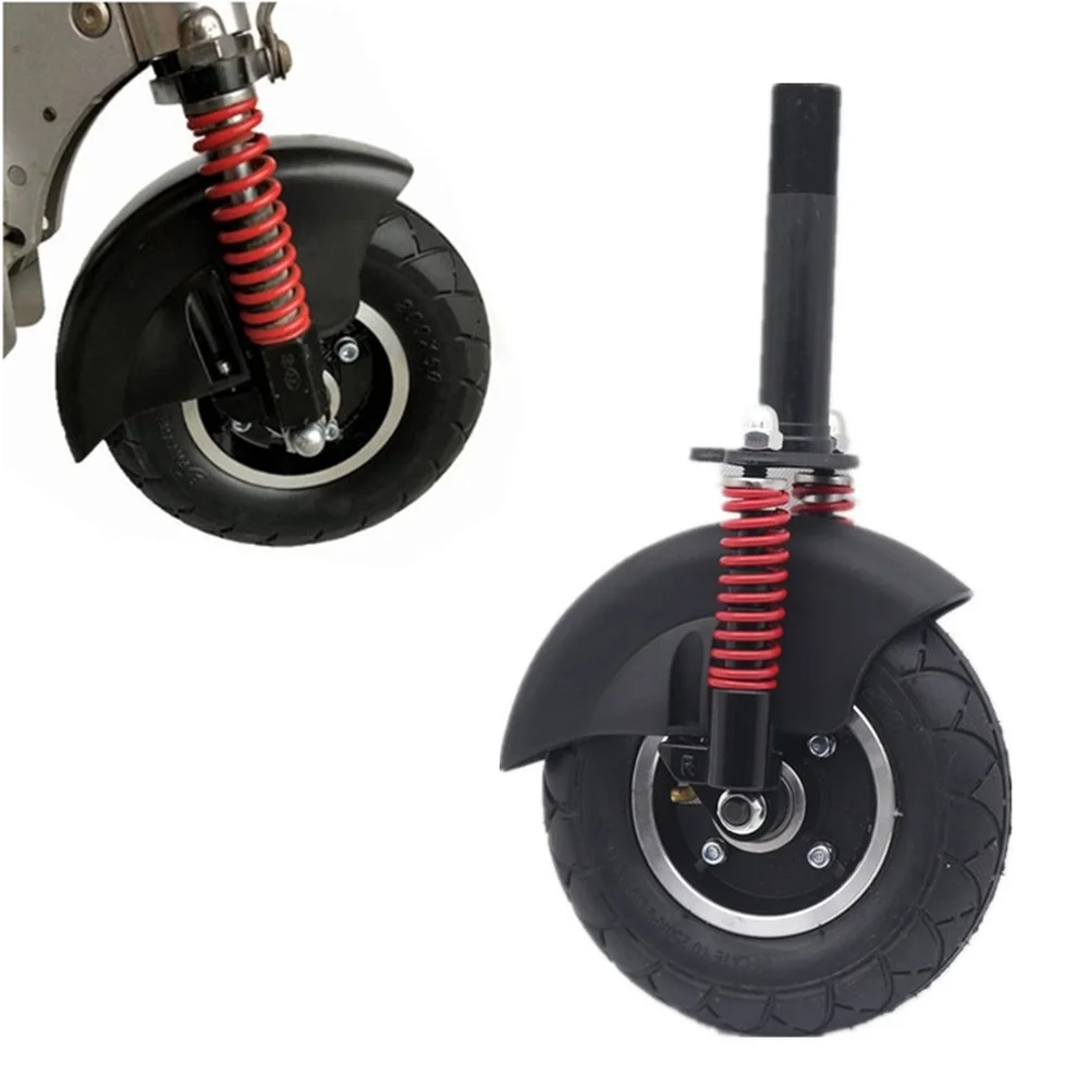 8 Inch Electric Scooter Front Fork Set  Fender Shock Absorber Assembly for Mini Dolphin 200x50 Tire Accessories